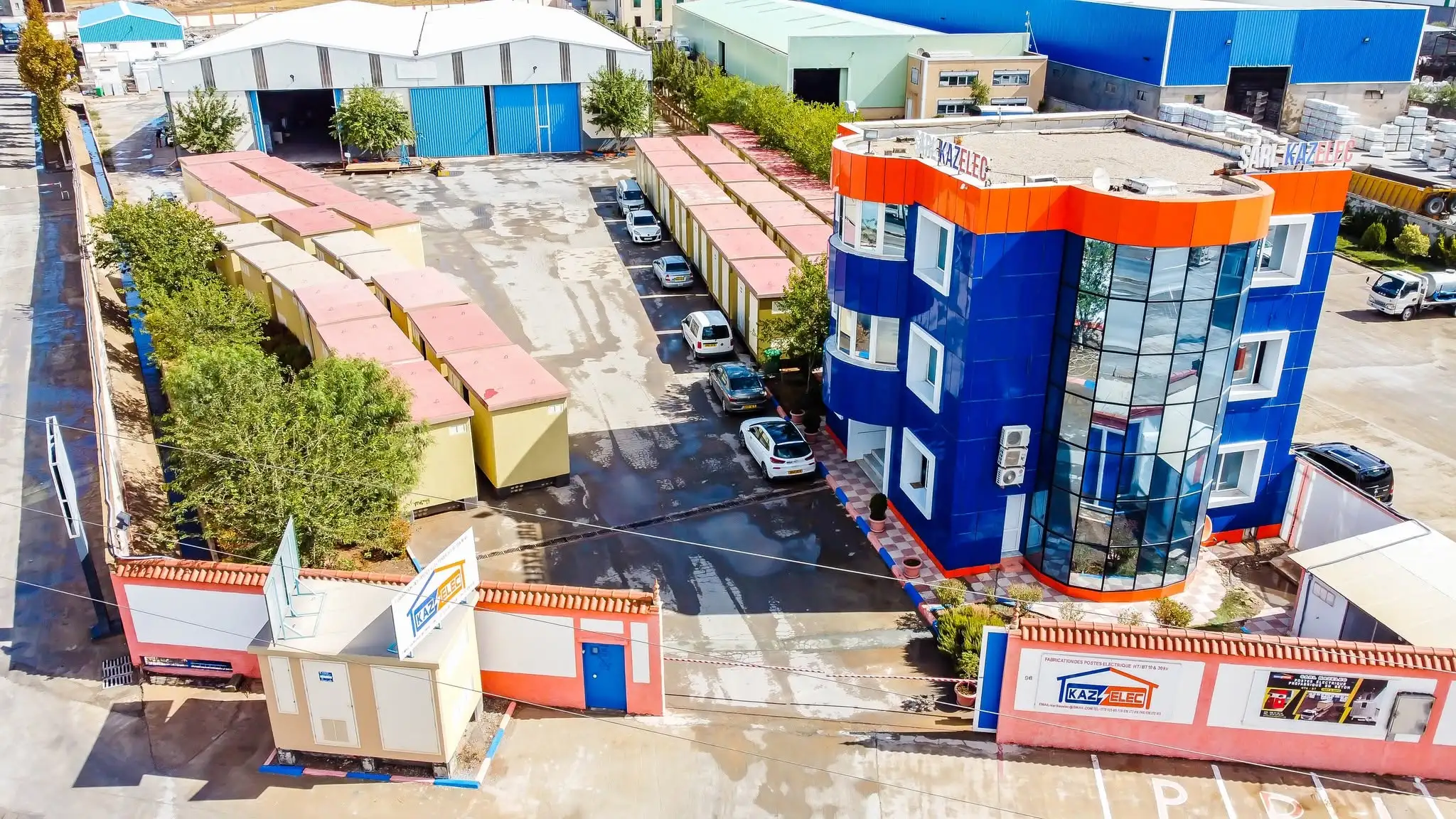 Poste transformateur électrique préfabriqué KAZELEC