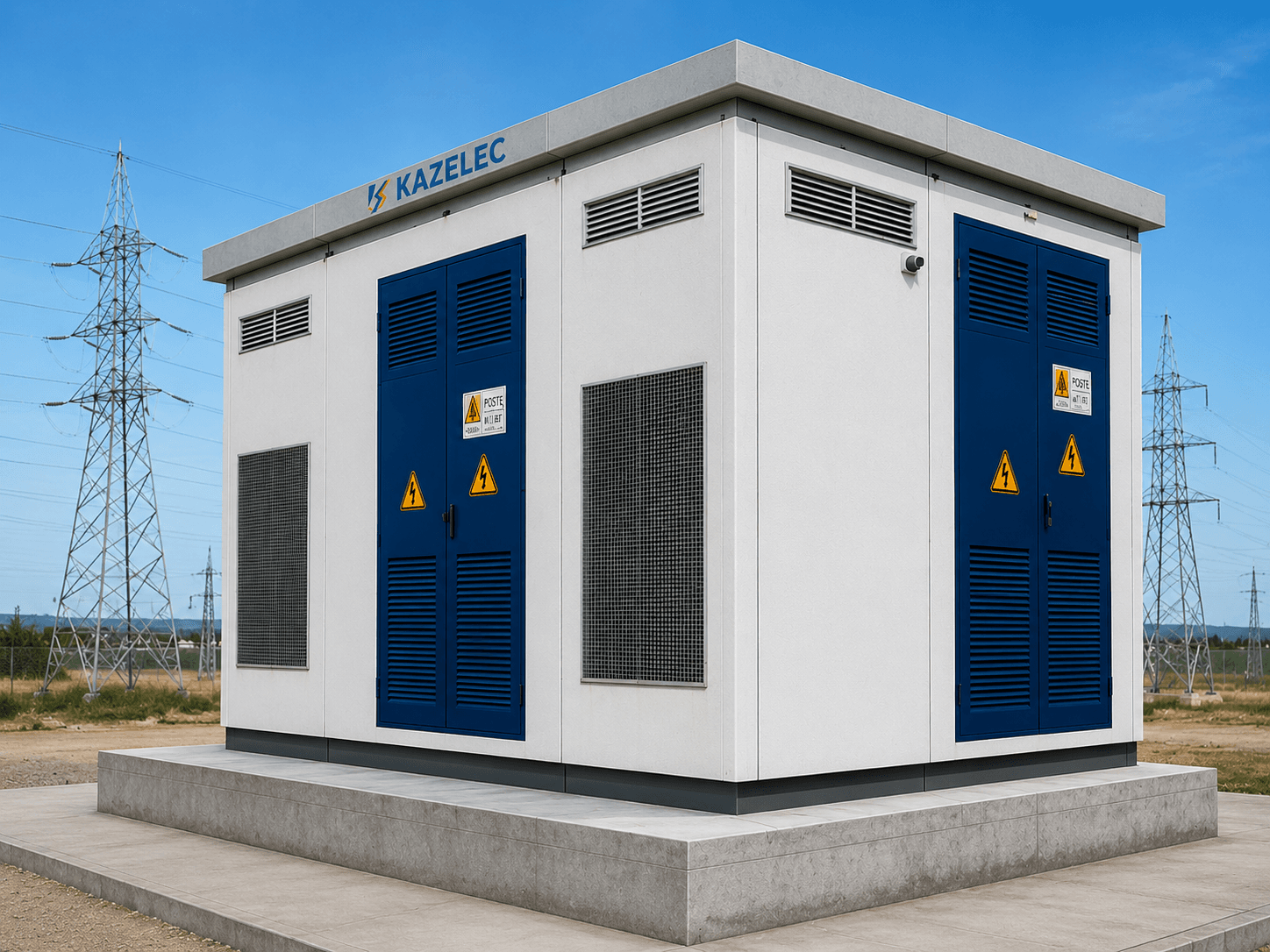 Production de postes préfabriqués